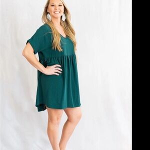 Entro size S womanTeal Casual Dress